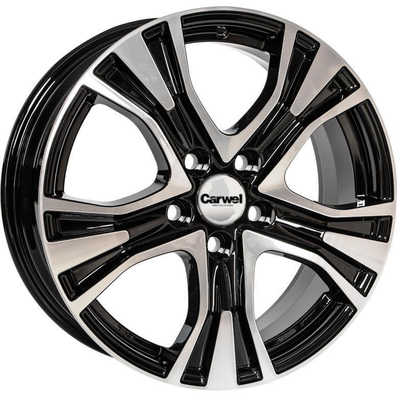 Carwel Cig 2022 Black Polished 7x17/5x112 D57.1 ET43  