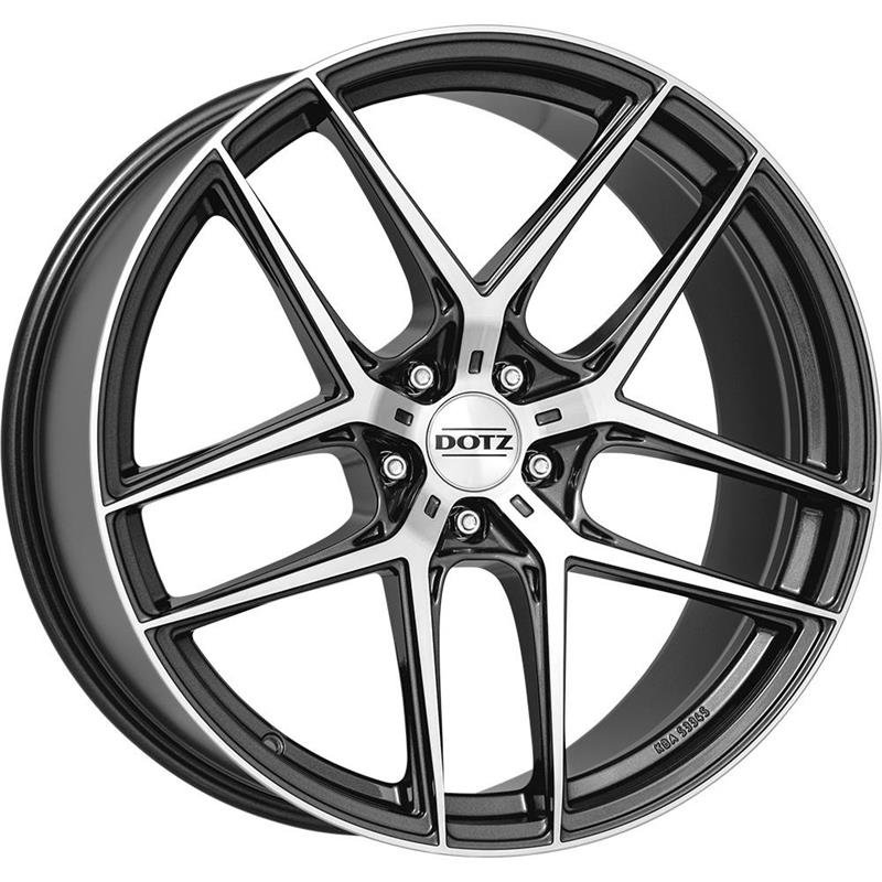 Dotz LagunaSeca dark 2022 Gunmetal/polished 8x19/5x112 D70.1 ET30  