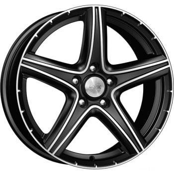 KiK Barrakuda 2022 Black Polished 7.5x17/5x112 D66.6 ET30  