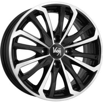 KiK Rim 2022 Black Polished 6x15/4x108 D65.1 ET18  