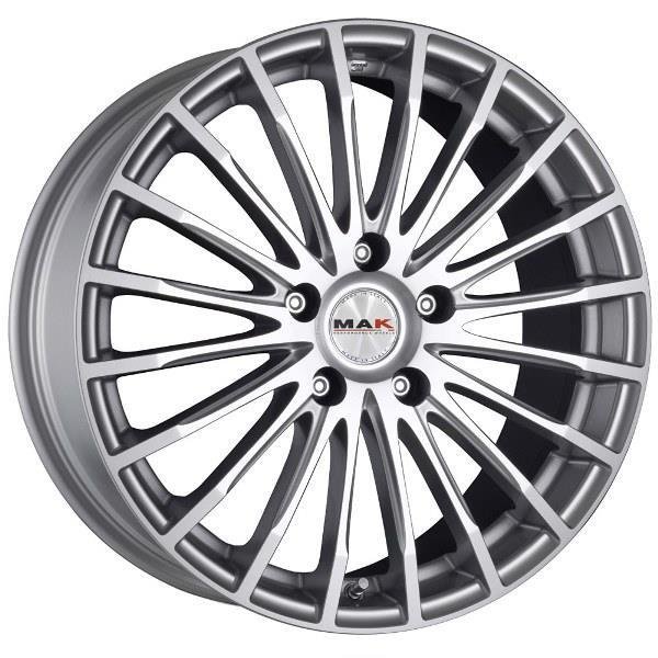 MAK Fatale 2022 Silver 7.5x17/5x108 D72 ET35  