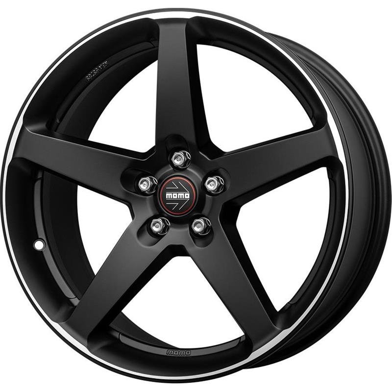 Momo Five 2022 Matt Black Polished 8.5x19/5x112 D79.6 ET38  