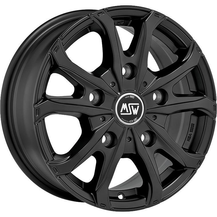 MSW 48 Van 2022 Matt Black 7x17/5x160 D65.1 ET55  