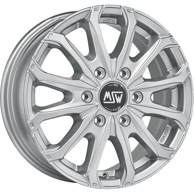 MSW 48 Van 6 Holes 2021 Full Silver 6.5x16/6x125 D74.1 ET68  